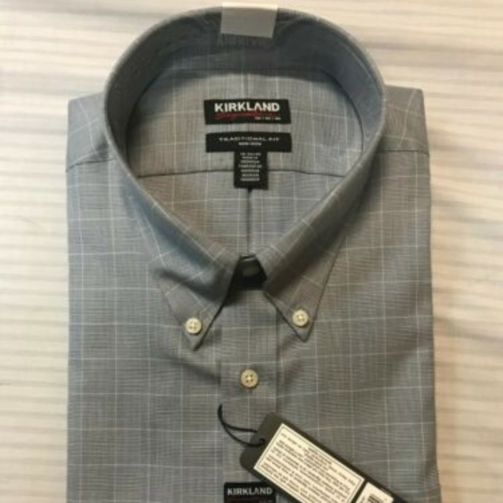 Kirkland Signature Men's Traditional Dress Shirt